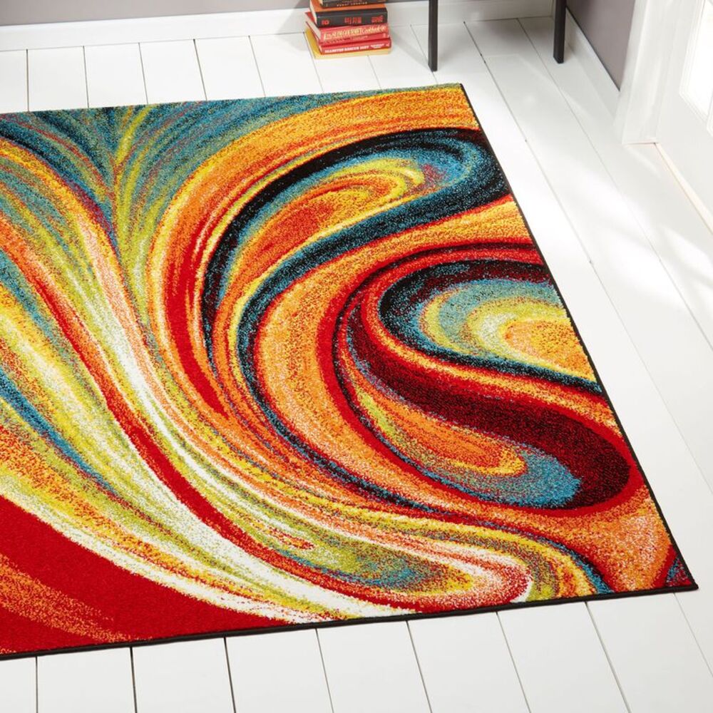 Home Dynamix Splash Adji Area Rug | Contemporary Living Room Rug | Abstract